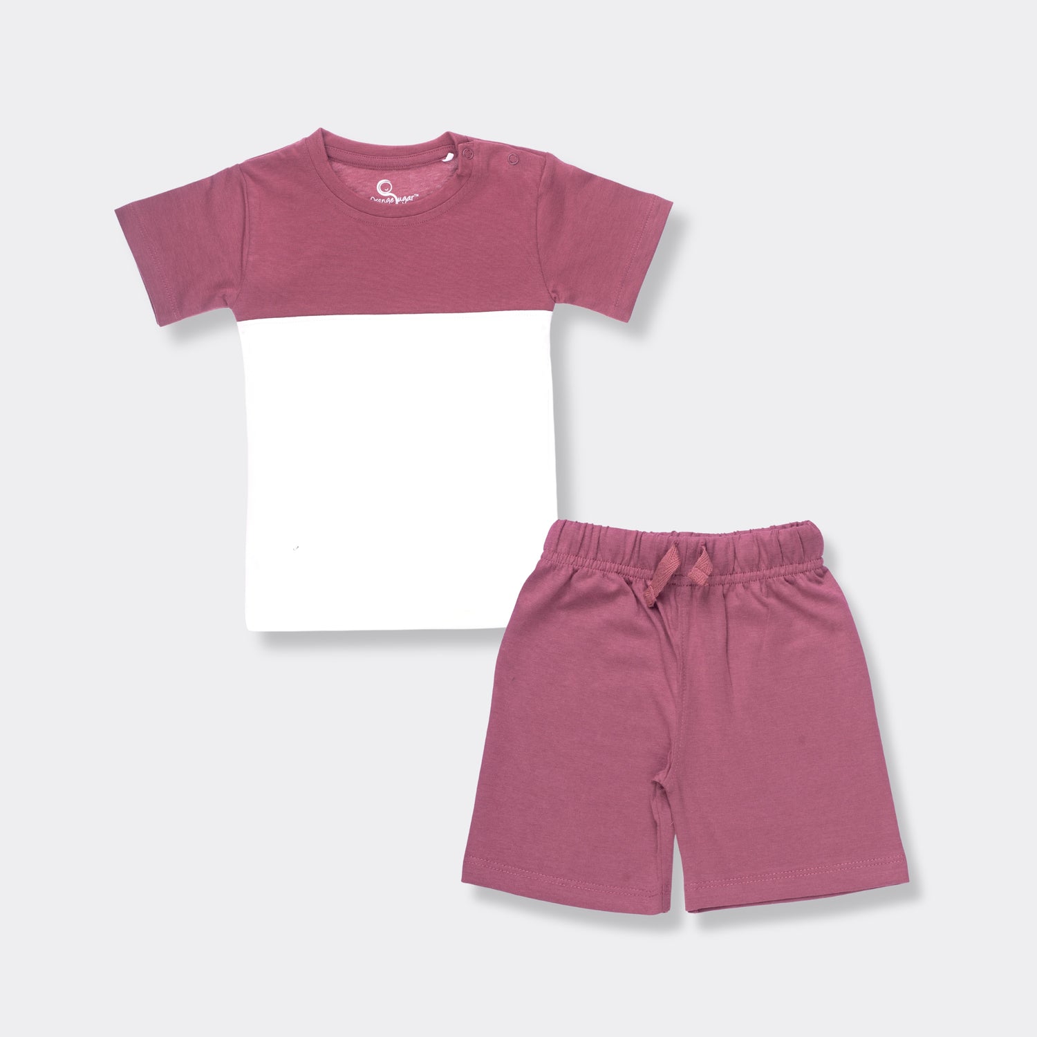 T-Shirt & Shorts Unisex Co-ord Set | Berry Bliss