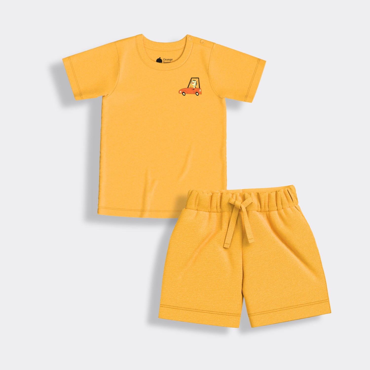 T-Shirt & Shorts Unisex Co-ord Set | Tiger Ride