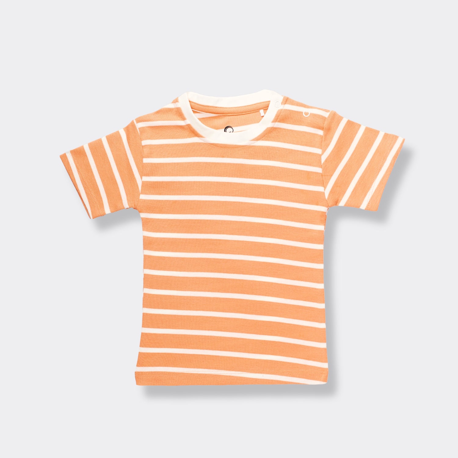 T-Shirt & Shorts Unisex Co-ord Set | Orange Stripes