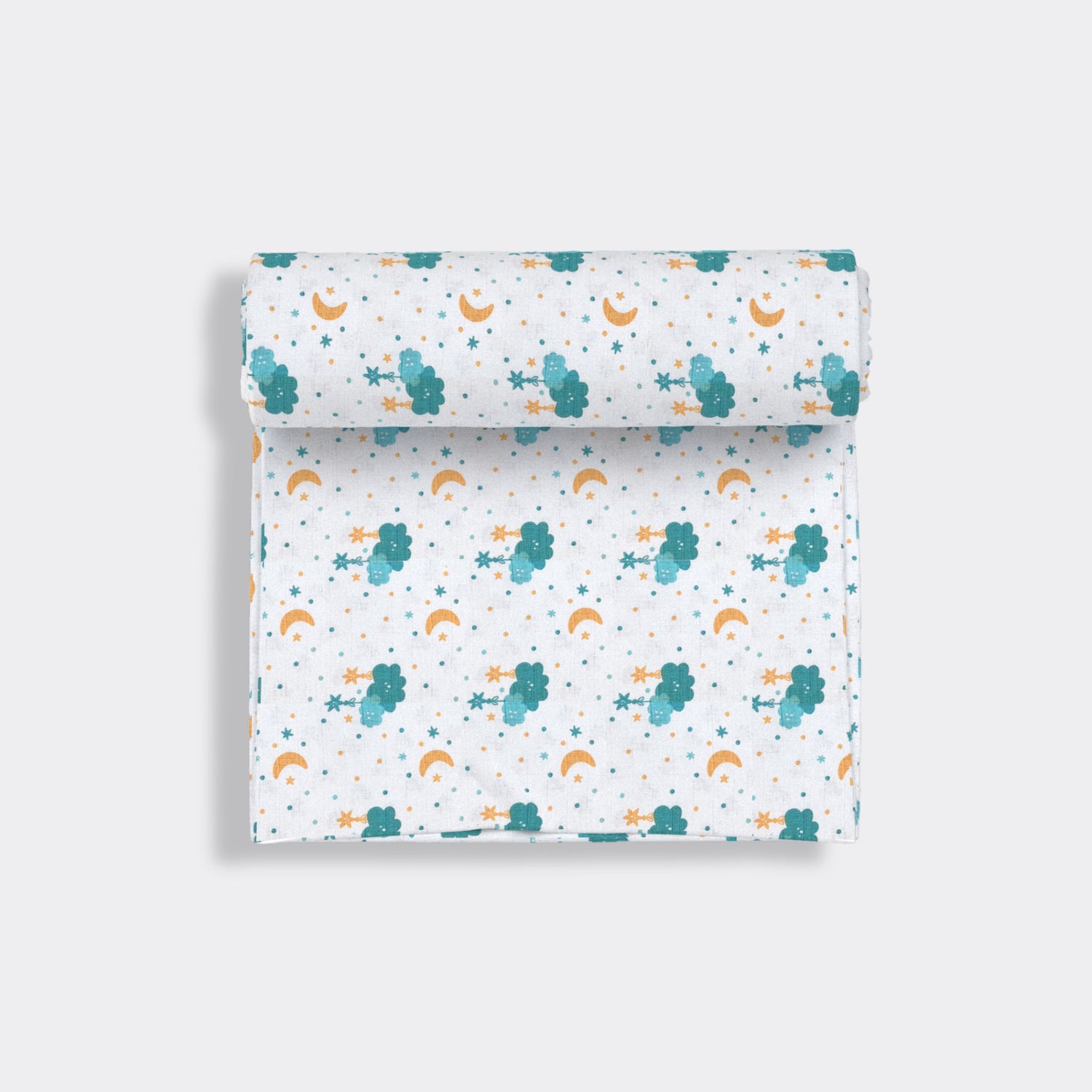 3 Pack Muslin Swaddle | Fox, Half Moon, Giraffe