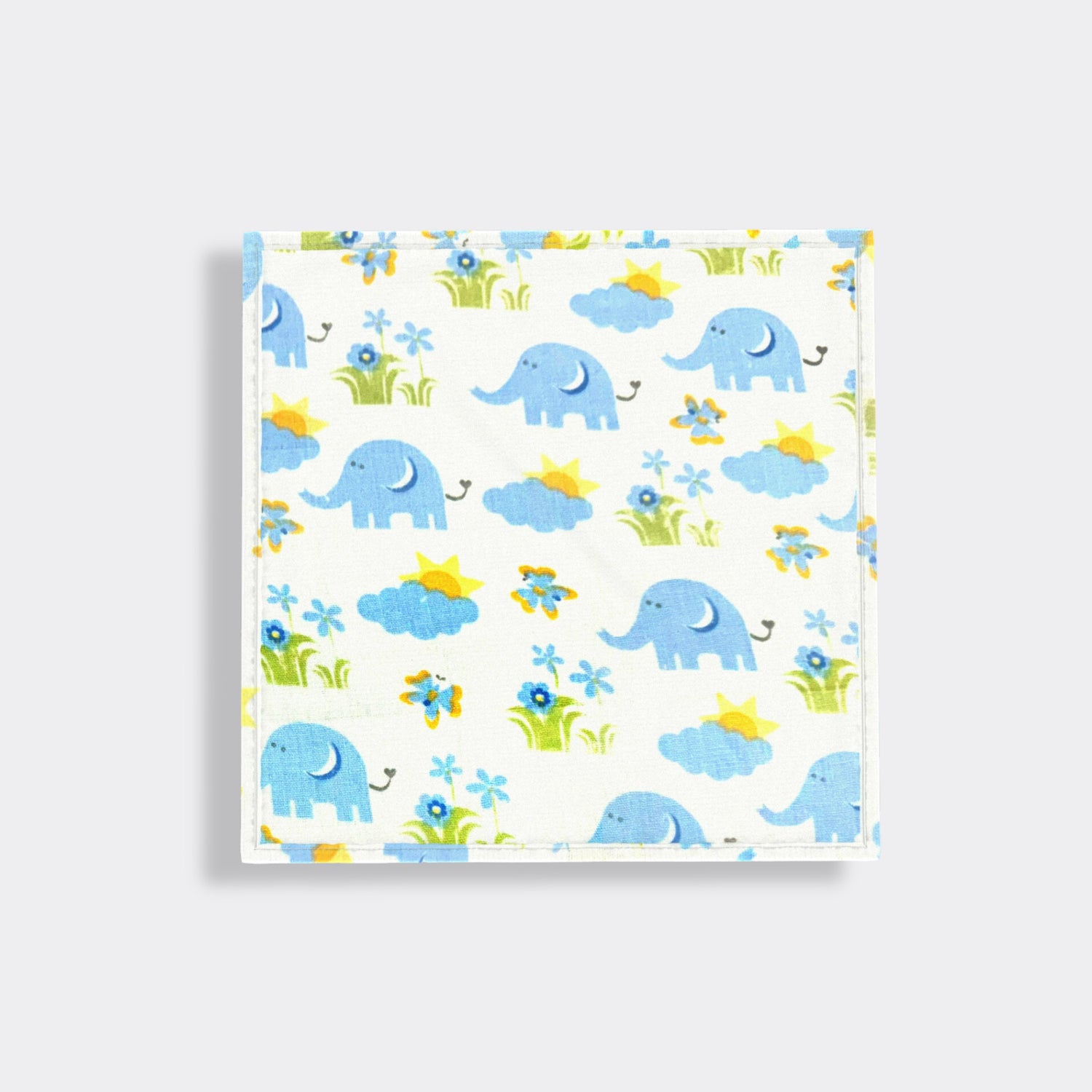 12 Pack Muslin Napkin | Ice, Elephant, Rainbow, Strawberry, Flower, Truck