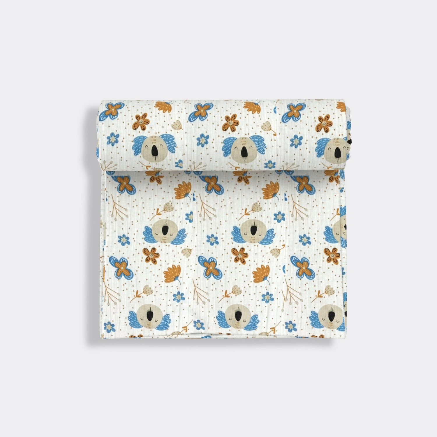 3 Pack Muslin Swaddle | Koala, Giraffe, Street