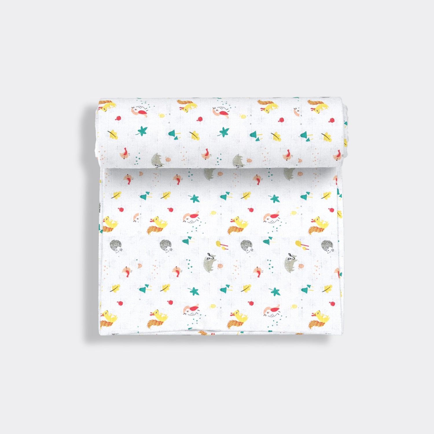 3 Pack Muslin Swaddle | Fox, Spikey, Half Moon