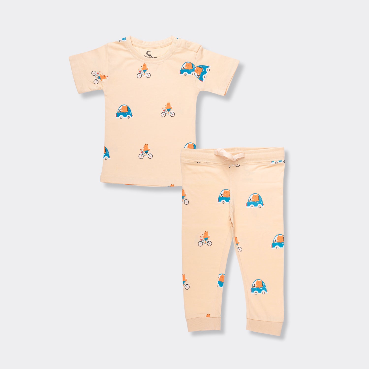 Half Sleeves Unisex Co-ord Set | Fox on the Go