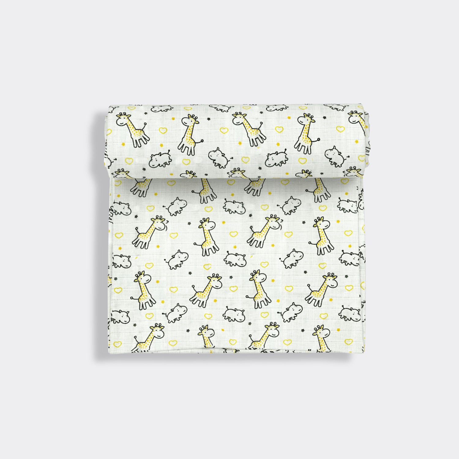 3 Pack Muslin Swaddle | Half Moon, Giraffe, Spikey