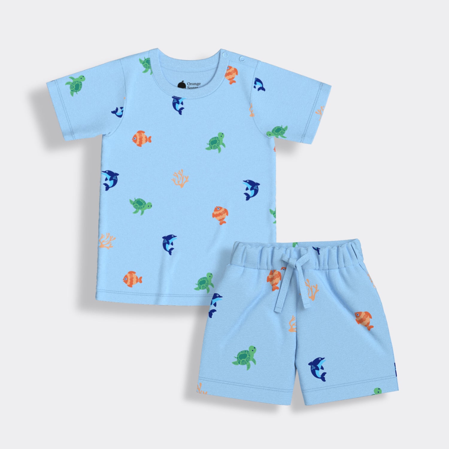 T-Shirt & Shorts Unisex Co-ord Set | Underwater Wonders