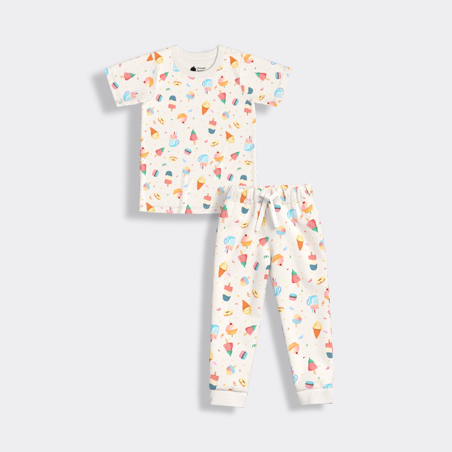 Half Sleeves Unisex Co-ord Set | Frosty Treat