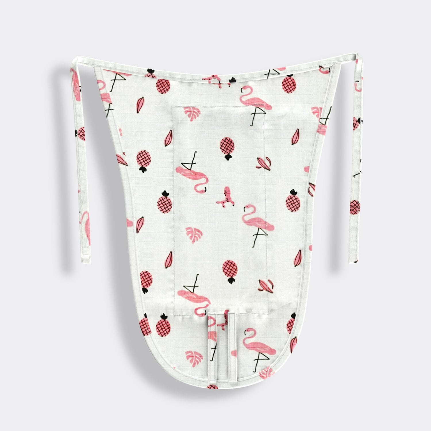 6 Pack Muslin Langot | Pink Bird, Ocean, Giraffe