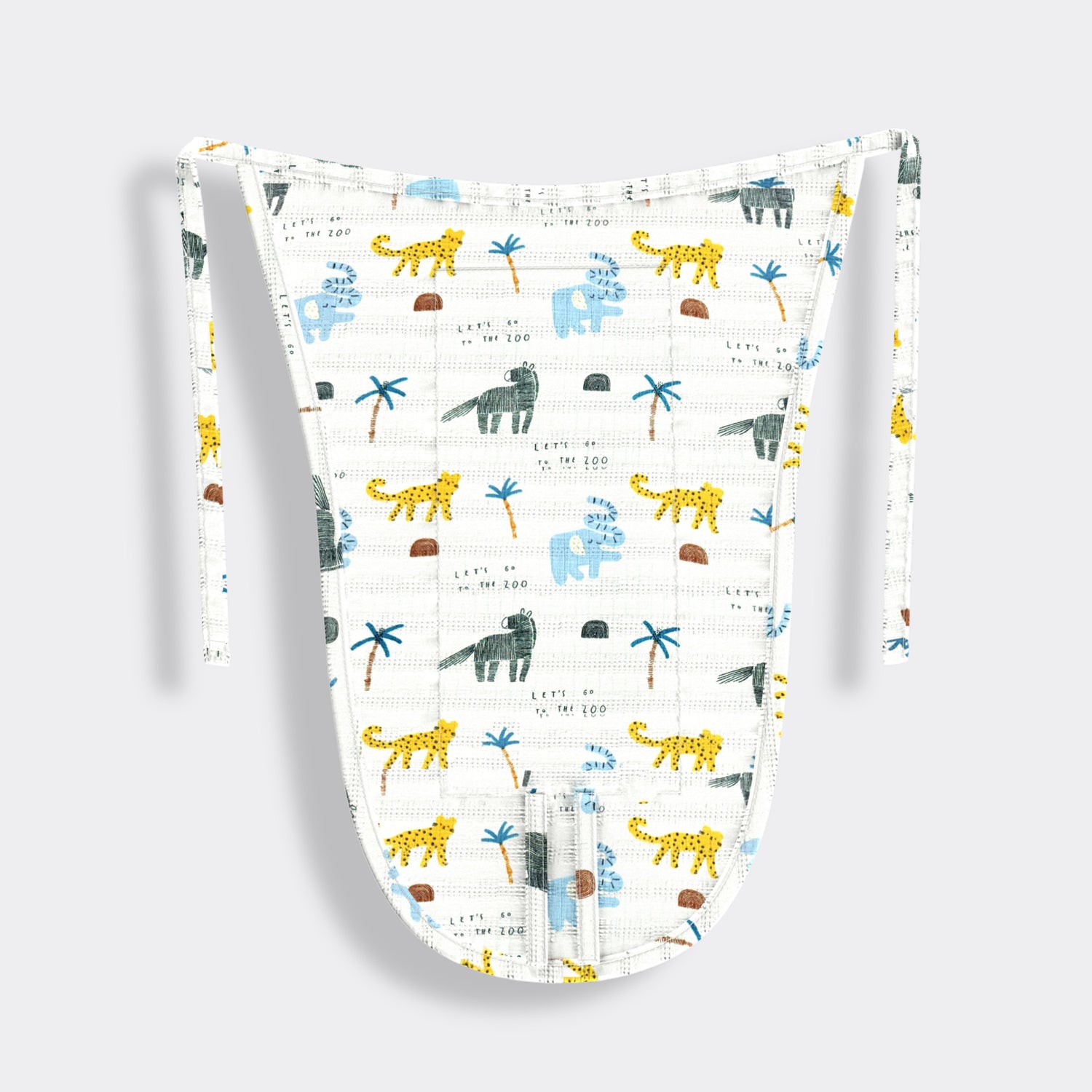 6 Pack Muslin Langot | Red Elephant, Zoo, Flower