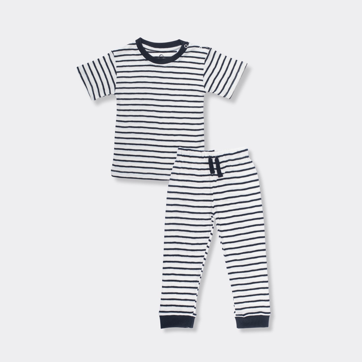 Half Sleeves Unisex Co-ord Set | Zebra Stripes